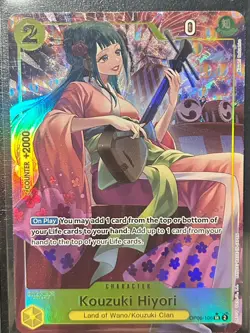 Kouzuki Hiyori (Alternate Art) OP06-106 Wings of the Captain Foil - Image 1