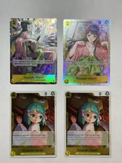 Kouzuki Hiyori (Alternate Art) OP06-106 Wings of the Captain Foil & 106 SR Lot - Image 1