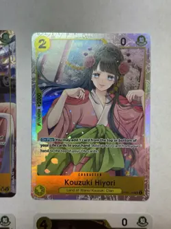 Kouzuki Hiyori (Alternate Art) OP06-106 Wings of the Captain Foil & 106 SR Lot - Image 5