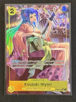 Kouzuki Hiyori (Alternate Art) OP06-106 Wings of the Captain Foil NM - Image 1
