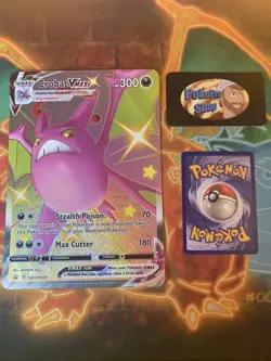 Crobat VMAX Jumbo Pokemon TCG SWSH099 Shining Fates 2021 Oversized Card - Image 1