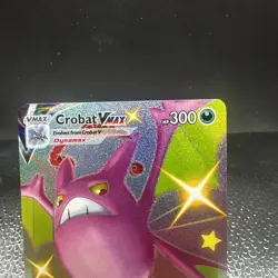 Pokemon TCG - JUMBO Shiny Crobat VMAX Oversized Card SWSH099 Black Star Promo NM - Image 3