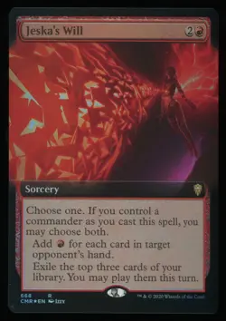 Jeska's Will - Foil - Extended Art - MTG Commander Legends - RareCo - Image 1
