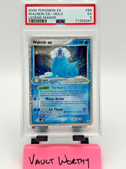 💧 2006 POKEMON EX LEGEND MAKER #89 WALREIN EX COSMOS HOLO - PSA 5 EXCELLENT 💧 - Image 1