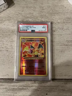 2016 Pokemon XY Evolutions Charizard-Rev Foil #11 PSA 9 Mint - Image 1