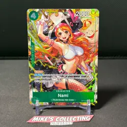 One Piece Nami OP14-031 SR Alt Art The Azure Sea’s Seven English NM - Image 1