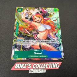 One Piece Nami OP14-031 SR Alt Art The Azure Sea’s Seven English NM - Image 2