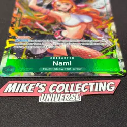 One Piece Nami OP14-031 SR Alt Art The Azure Sea’s Seven English NM - Image 3