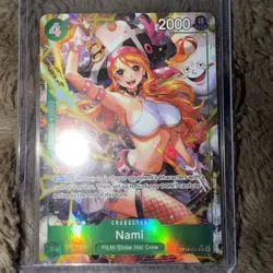 One Piece Nami OP14-031 SR Alt Art The Azure Sea’s Seven English MINT - Image 1