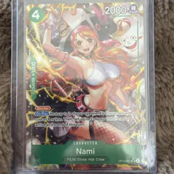 One Piece Nami OP14-031 SR Alt Art The Azure Sea’s Seven English MINT - Image 3