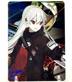 Goddess Story: Warfarin 10M04SP-9 SP Anime Waifu CCG Trading Card - Image 1