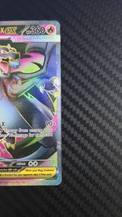 Mega Charizard X ex 109/094 Me02: Phantasmal Flames Holo Beautiful Card! - Image 2