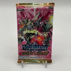Digimon Card Game Great Legend Booster Pack - Image 1
