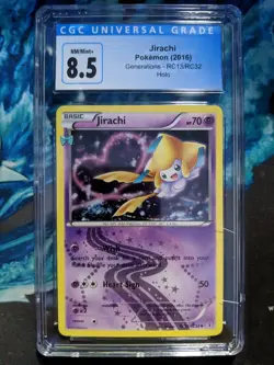 Jirachi RC13/RC32 Holo Rare Pokemon Generations CGC 8.5 Near Mint - Image 1