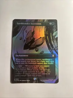 Earthbender Ascension FOIL (Borderless) - Avatar: the Last Airbender - NM - MTG - Image 1