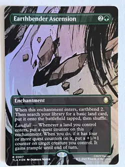 Earthbender Ascension FOIL (Borderless) - Avatar: the Last Airbender - NM - MTG - Image 1