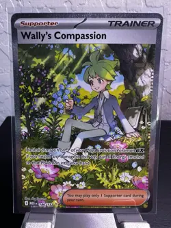 Wally's Compassion 186/132 Pokemon Mega Evolution NM - Image 2
