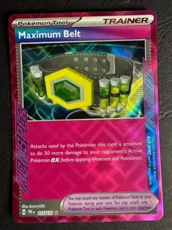 Maximum Belt 117/131 AceSpec Pokemon Prismatic Evolutions Near Mint - Image 1