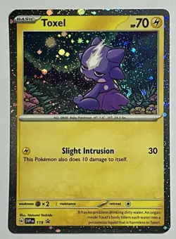 Toxel SVP119 (NM) Cosmos Holo •x3 SWIRLS• Scarlet and Violet: Black Star Promo - Image 1