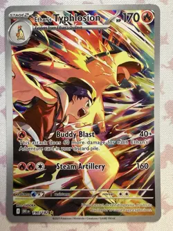Ethan's Typhlosion 190/182 Illustration Rare SV Destined Rivals- Pokemon TCG NM - Image 1