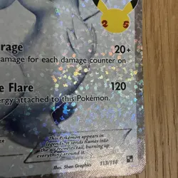 PACK FRESH Reshiram Holo 113/114 Pokemon Celebrations Classic Collection J - Image 5