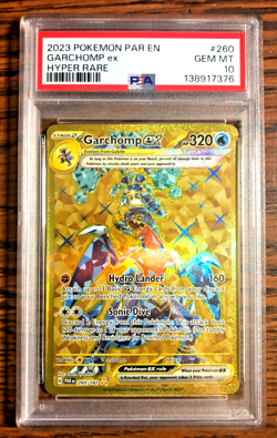 Garchomp EX Hyper Rare #260 - PSA GEM MT 10 - 2023 SV Paradox Rift - Pokemon TCG - Image 1