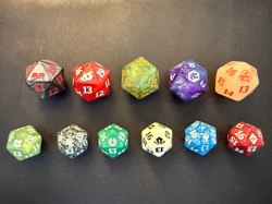 Magic the Gathering: Oversized Spindown & Regular Spindown D20, Dice - YOU PICK! - Image 1