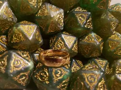 MAGIC Lord of the Rings Oversized D20 Spindown Die Dice MtG LotR - Image 1
