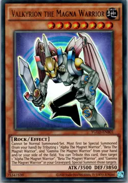 Yugioh Valkyrion the Magna Warrior YGLD-ENB01 Ultra Rare NM - Image 1