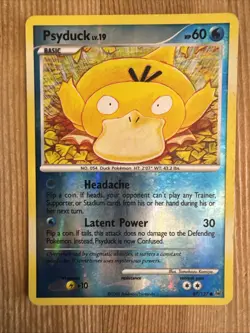 Pokemon TCG Psyduck Platinum 87/127 Reverse Holo Common MP - Image 1