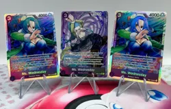 One Piece English NM- Ms.Wednesday - AA & SR LOT - Memorial Collection EB-01 - Image 1