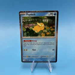 Pokemon TCG Psyduck Black Star Promo Mega Evolutions Card 007 - Image 1