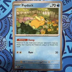 Pokemon TCG Mega Evolutions 007 Psyduck Black Star Promo - Image 1