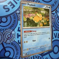Pokemon TCG Mega Evolutions 007 Psyduck Black Star Promo - Image 4