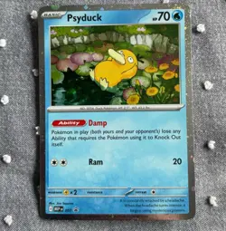 Pokemon TCG Psyduck Black Star Promo Mega Evolutions Card 007 - Image 1