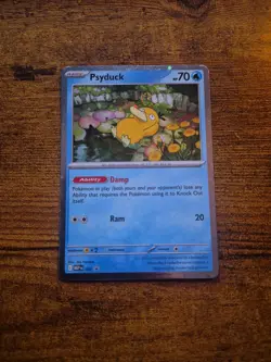 Pokemon TCG Psyduck Black Star Promo Mega Evolutions Card 007 - Image 1