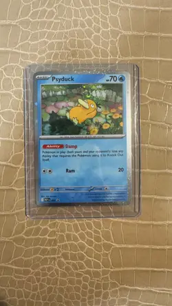 Pokemon TCG Psyduck MEP 007 Black Star Promo Holo Mega Evolutions Near Mint card - Image 1