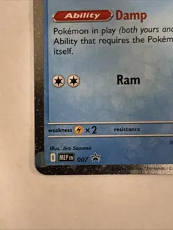 Pokemon TCG Psyduck Mega Evolutions Black Star Promo 007 Near Mint - Image 5