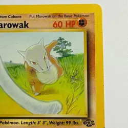 Pokemon TCG Marowak Jungle 39/64 WOTC Vintage 1999 1st Edition - Image 4