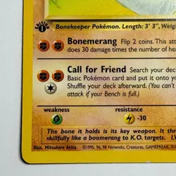 Pokemon TCG Marowak Jungle 39/64 WOTC Vintage 1999 1st Edition - Image 5