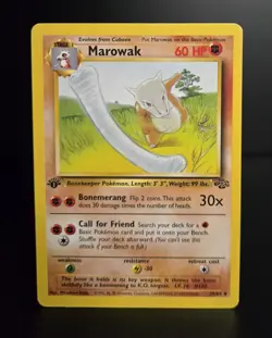 Pokemon TCG - MAROWAK - 1ST EDITION - 39/64 - WOTC - JUNGLE 1999 - VINTAGE - MP - Image 1