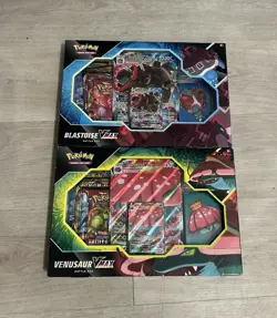 Pokemon TCG (1) Venusaur & (1) Blastoise VMAX Battle Box Set New Factory Sealed - Image 1