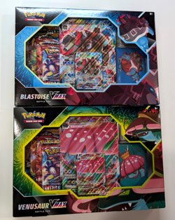 Pokemon TCG (1) Venusaur & (1) Blastoise VMAX Battle Box Set New Factory Sealed 820650808456 - Image 1