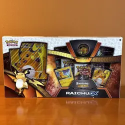 Shining Legends Raichu GX Special Collection Box - Pokemon TCG FREE SHIPPING - Image 1