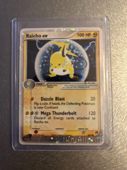 Pokemon TCG Raichu EX Holo Card EX Sandstorm 98/100 NM 2003 Unplayed - Image 1