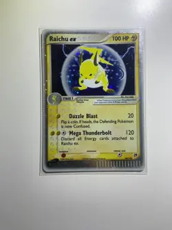 Pokemon TCG Raichu ex 98/100 Sandstorm Holo - Image 1