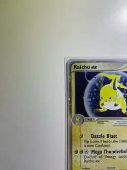 Pokemon TCG Raichu ex 98/100 Sandstorm Holo - Image 5