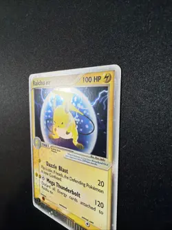 Pokemon TCG Raichu ex 98/100 Sandstorm Holo English 2003 HP - Image 2