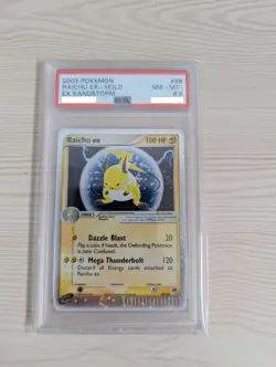 Raichu EX 98/100 - Sandstorm Holo Rare 2003 Pokemon TCG - PSA 8.5 Graded Card - Image 1