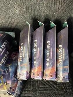 10 Factory Sealed Pokemon TCG Steel Sun Hidden Moon Theme Deck Card Set Lot - Image 3